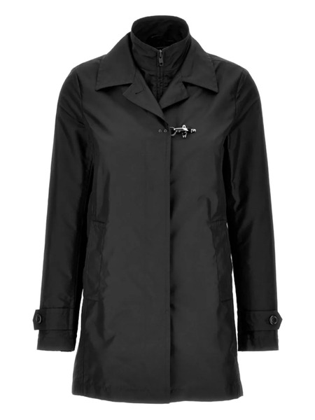  Fay Virginia Morning Trench Coat - Black 
