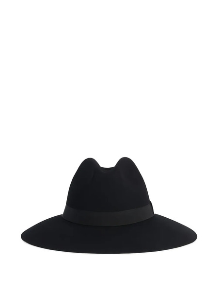 Fay Wide-brimmed Fedora Hat - Black 
