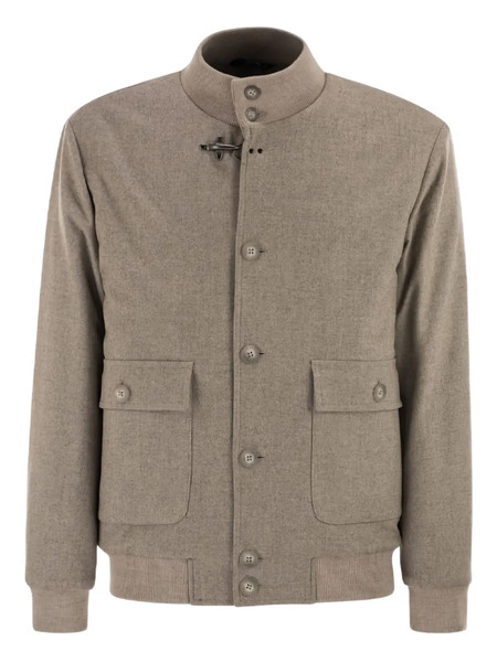  Fay Wool Shirt Jacket - Neutrals 