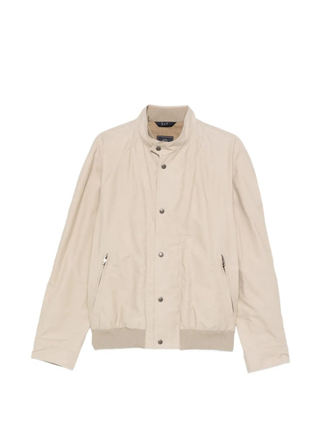  Fay Zip.up Bomber Jacket - Neutrals 