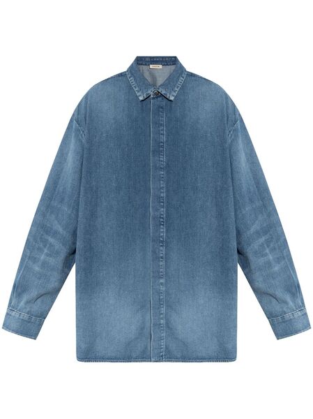  Fear Of God Denim Shirt - Blue 