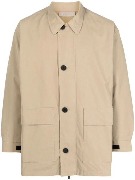  Fear Of God Essentials Barn Shirt Jacket - Brown 