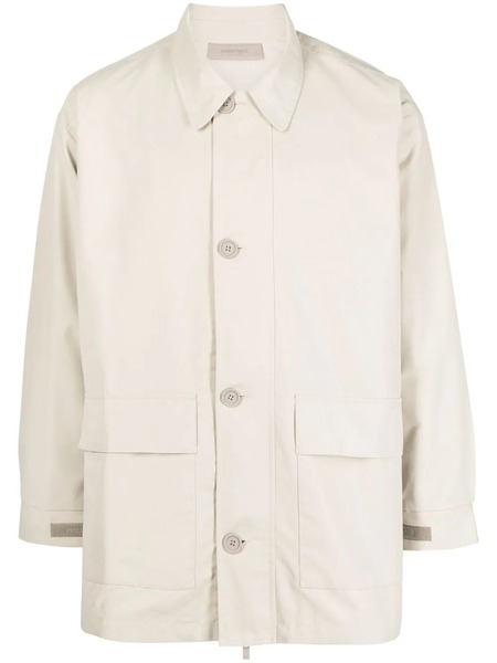  Fear Of God Essentials Barn Shirt Jacket - Neutrals 