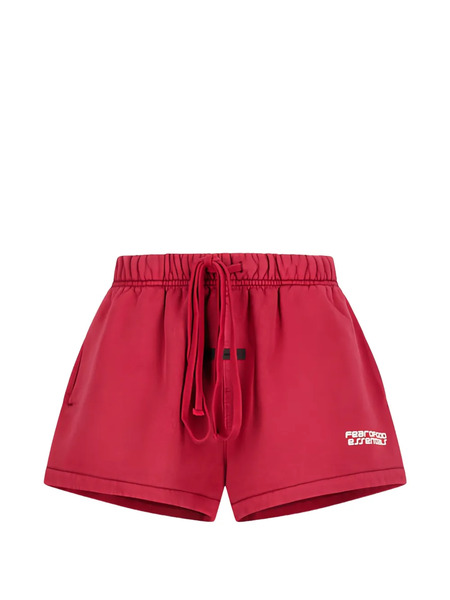  Fear Of God Essentials Drawstring Track Shorts - Red 