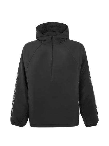  Fear Of God Essentials Hooded Half-zip Jacket - Black 