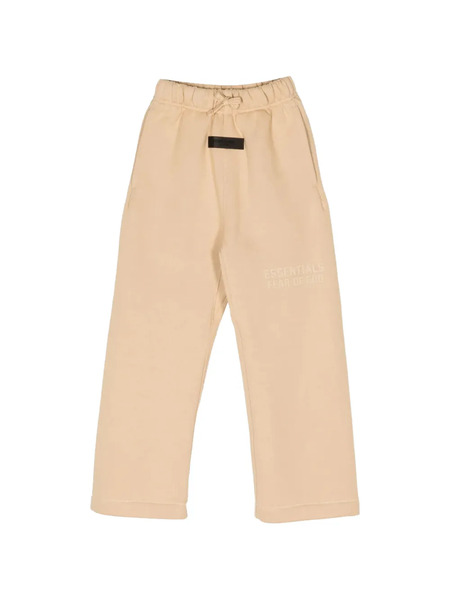  Fear Of God Essentials Kids Logo-print Drawstring Track Pants - Neutrals 