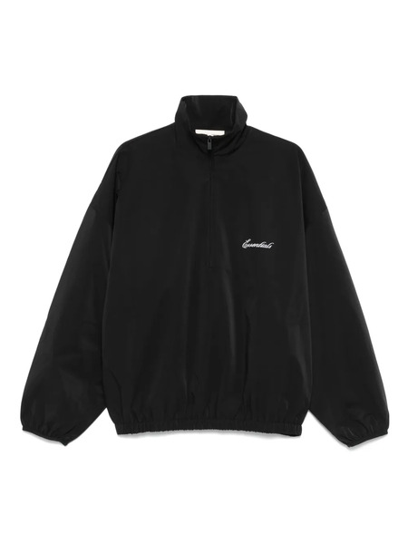  Fear Of God Essentials Logo-embroidered Jacket - Black 