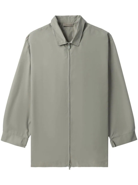  Fear Of God Essentials Logo-patch Jacket - Grey 