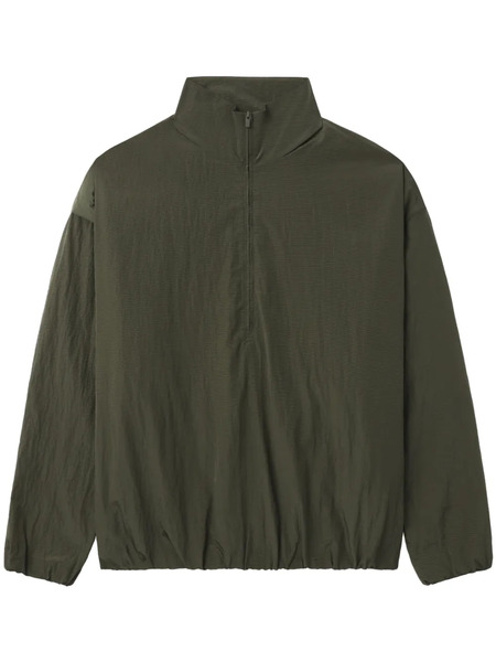  Fear Of God Essentials Logo-patch Sweatshirt - Green 