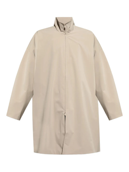  Fear Of God Essentials Timber Zip-front Coat - Neutrals 