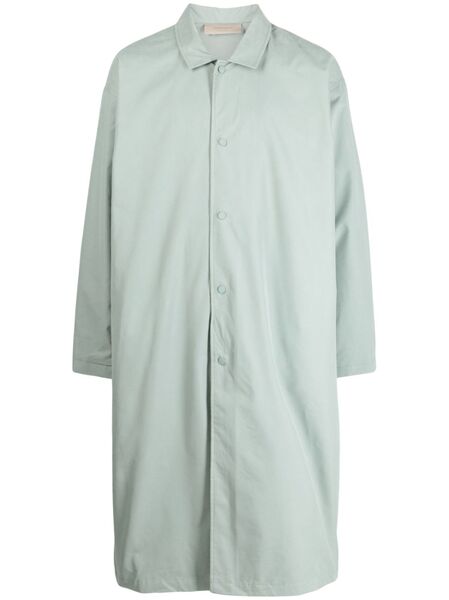  Fear Of God Essentials Twill-weave Single-breasted Coat - Green 