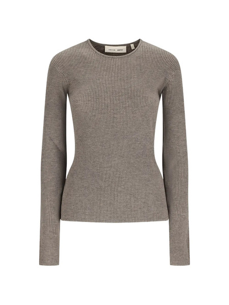  Fear Of God Essentials Waffle-knit Long-sleeve Sweater - Neutrals 