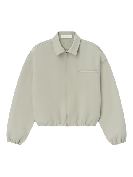  Fear Of God Essentials Zip-up Canvas Jacket - Neutrals 