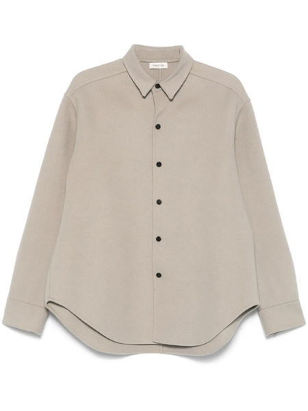 Fear Of God Felted-finish Overshirt - Neutrals 