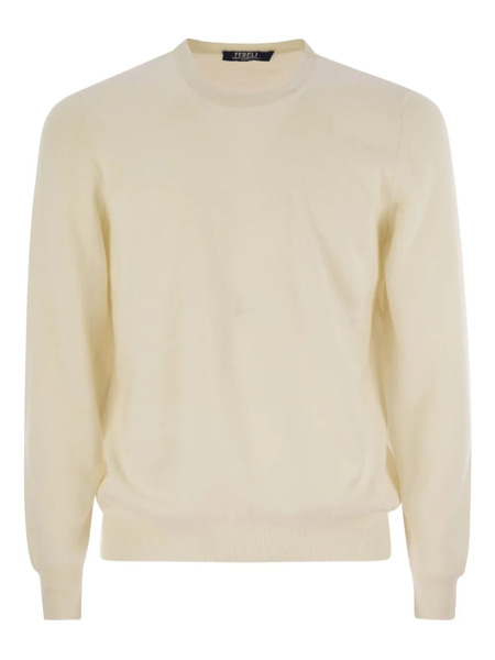  Fedeli Argentina Crew-neck Sweater - Neutrals 