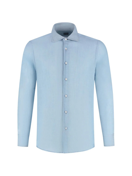  Fedeli Buttoned Shirt - Blue 