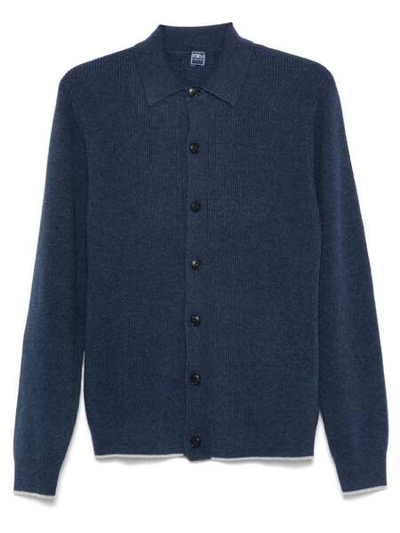  Fedeli Cashmere Cardigan - Blue 