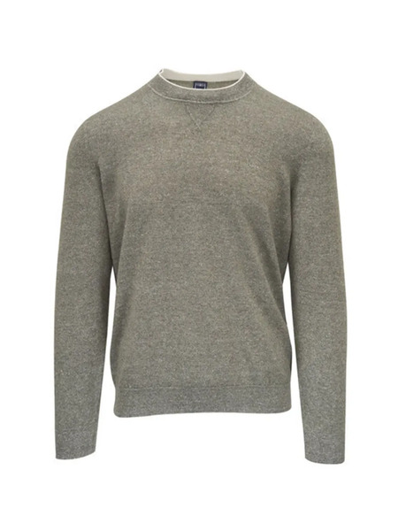  Fedeli Cashmere Crew Neck Sweater - Green 