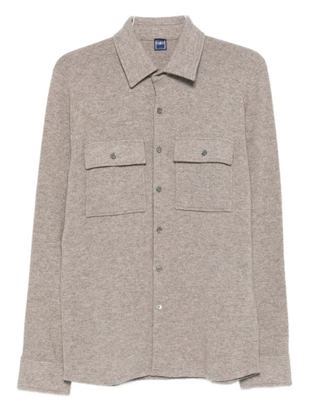  Fedeli Cashmere Shirt Jacket - Neutrals 