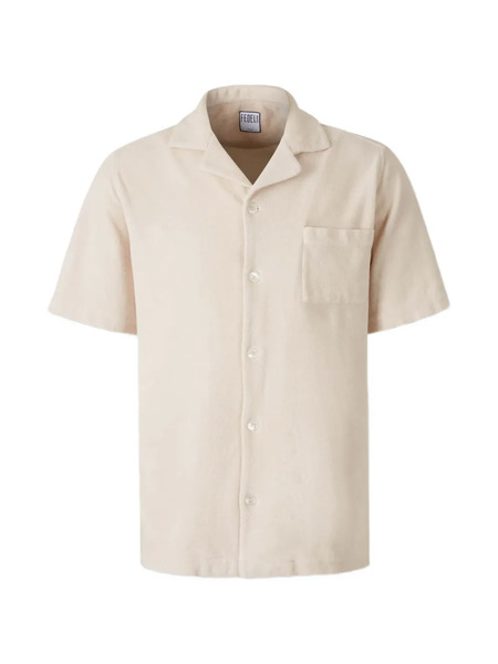  Fedeli Chest-pocket Short-sleeve Shirt - Neutrals 