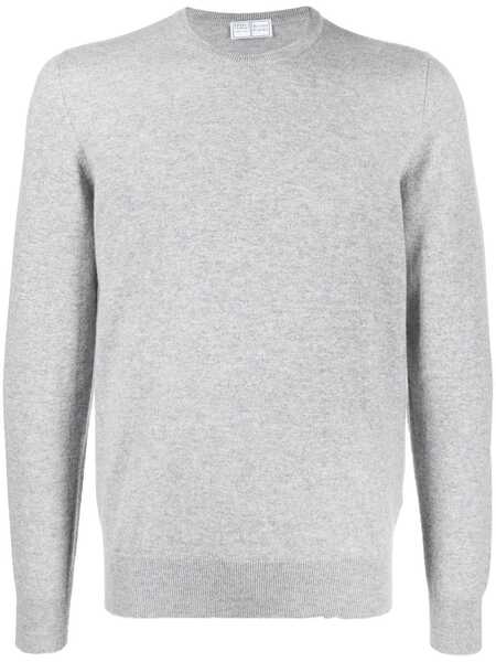  Fedeli Crew-neck Cashmere Jumper - Grey 