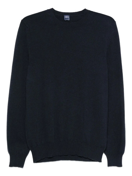  Fedeli Crew-neck Cashmere Sweater - Blue 