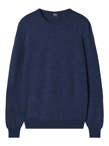 Fedeli Crew-neck Cashmere Sweater - Blue 