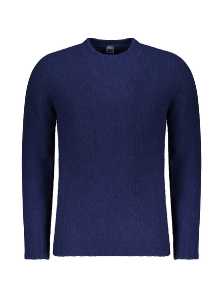  Fedeli Crew-neck Sweater - Blue 