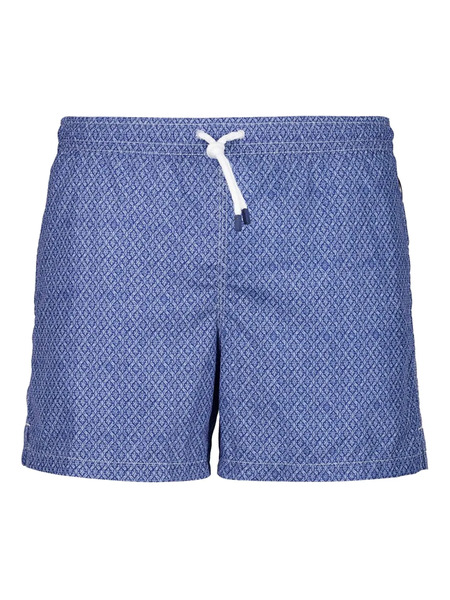  Fedeli Diamond Weave Swim Shorts - Blue 