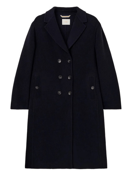  Fedeli Double-breasted Coat - Blue 