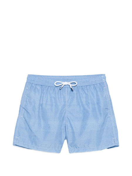  Fedeli Drawstring Beach Shorts - Blue 