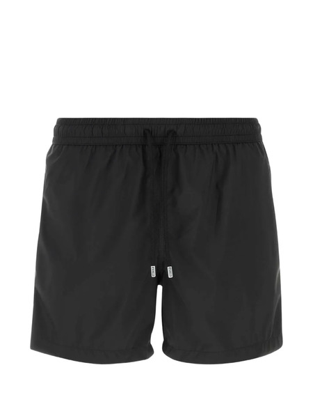  Fedeli Drawstring Swimming Shorts - Black 
