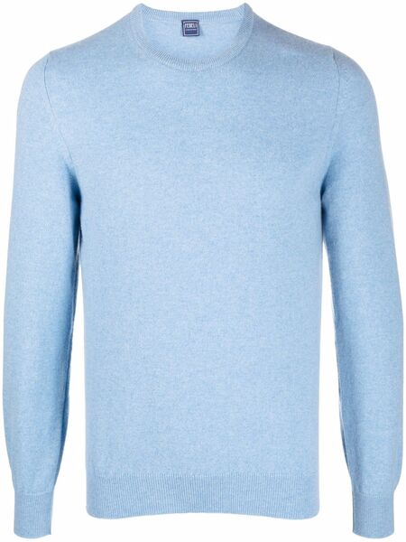  Fedeli Fine Cashmere Jumper - Blue 