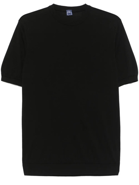  Fedeli Fine-knit T-shirt - Black 