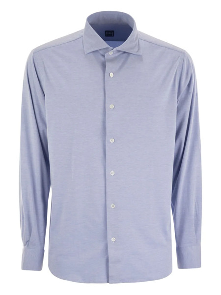  Fedeli Giorgio Button Shirt - Blue 
