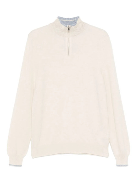  Fedeli Half-zip Sweatshirt - Neutrals 