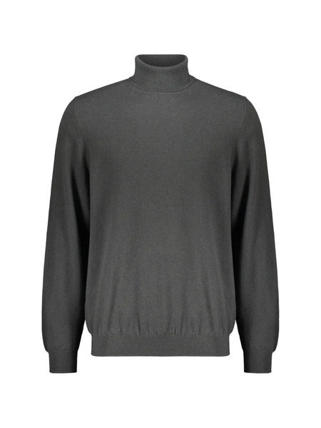  Fedeli High-neck Long-sleeve Sweater - Grey 