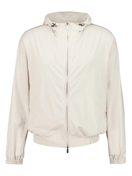  Fedeli Hooded Zipped Jacket - Neutrals 