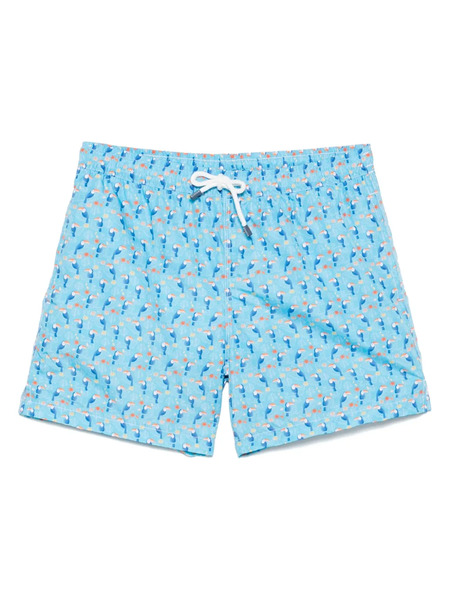  Fedeli Madeira Swim Shorts - Blue 