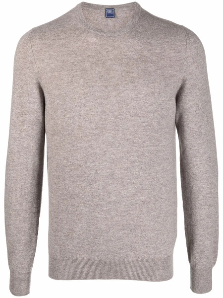  Fedeli Marled Cashmere Jumper - Neutrals 