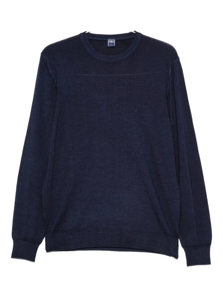  Fedeli Merino-wool Top - Blue 
