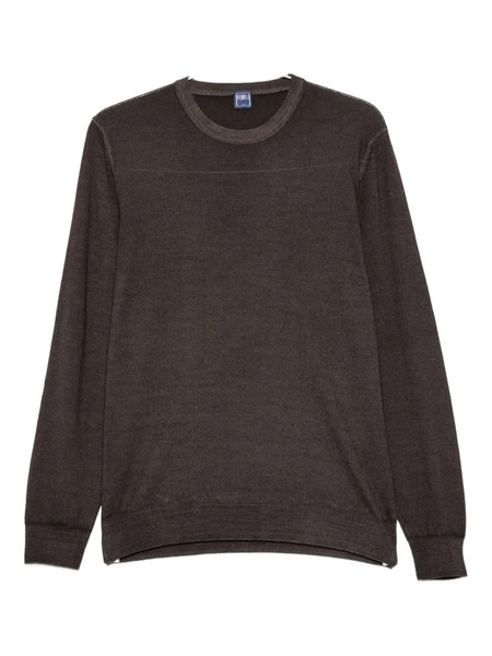  Fedeli Merino-wool Top - Brown 
