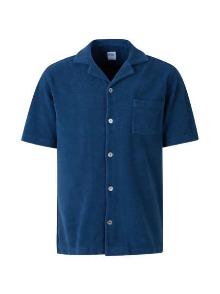  Fedeli Patch-pocket Shirt - Blue 