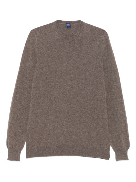  Fedeli Round-neck Cashmere Sweater - Brown 