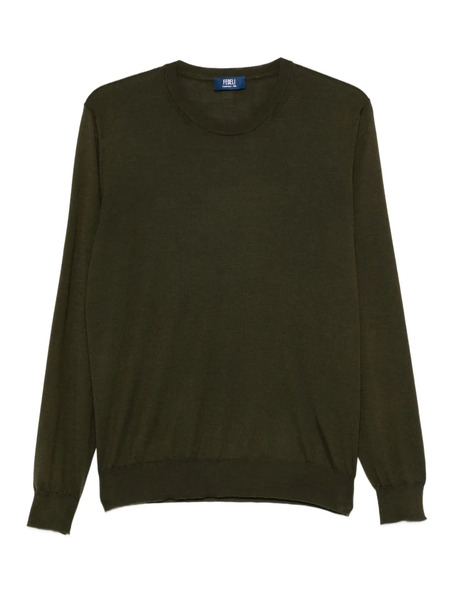  Fedeli Round-neck Cashmere Sweater - Green 