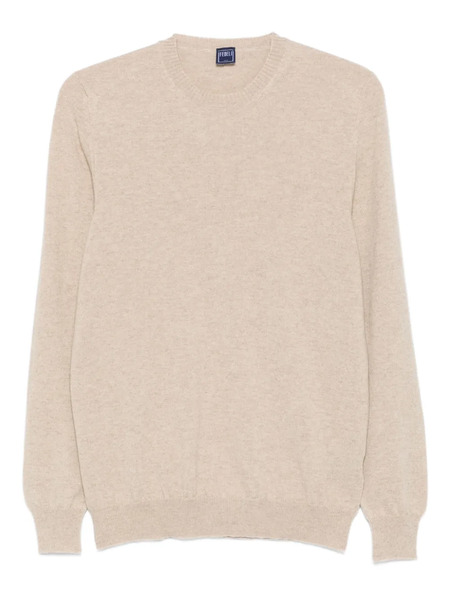  Fedeli Round-neck Cashmere Sweater - Neutrals 