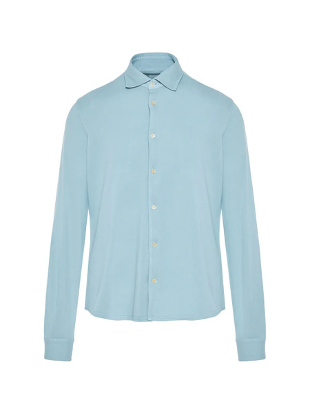  Fedeli Steve Collared Shirt - Blue 