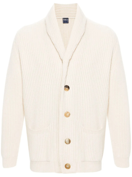  Fedeli Terminillo Cardigan - White 