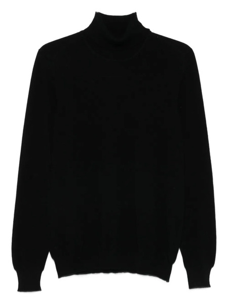  Fedeli Turtleneck Cashmere Sweater - Black 