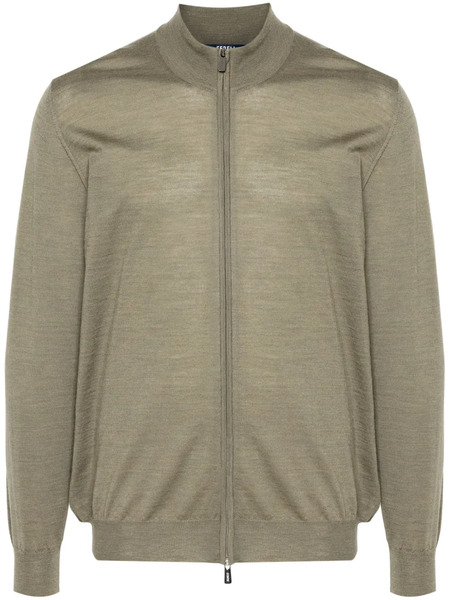  Fedeli Virgin-wool Cardigan - Green 